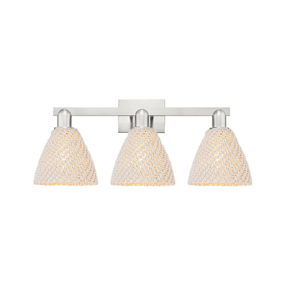 Innovations Natural Ballston Dome 3Lt 26" Bath, SN/NF - 716-3W-SN-NBD-75-NAT