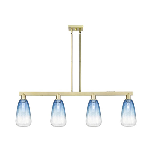 Innovations BH Almond 4Lt 48" Stem Island, AB/SB - 716-4I-AB-G480-6SB