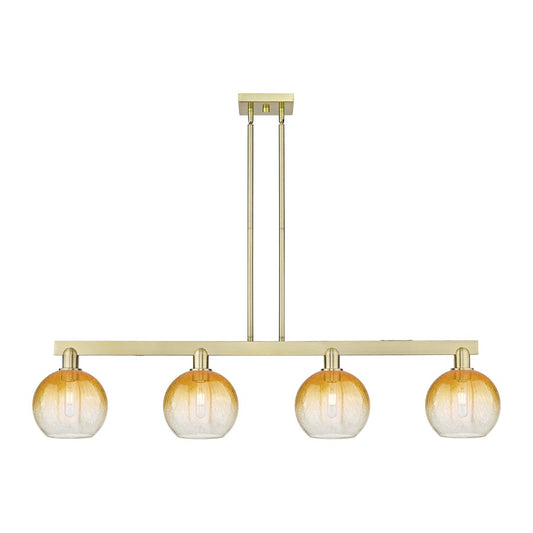 Innovations BH Globe 4Lt 48" Stem Island, AB/AM - 716-4I-AB-G483-8AM
