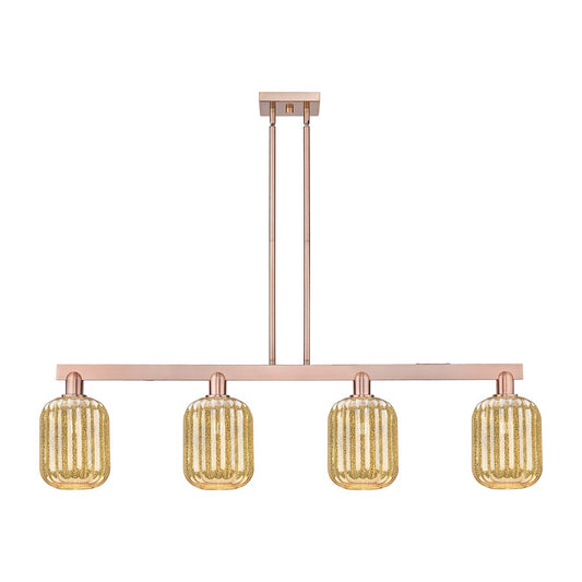 Innovations Preston 4Lt 48" Jar Stem Island Light, CP/MC - 716-4I-AC-G460-7ME