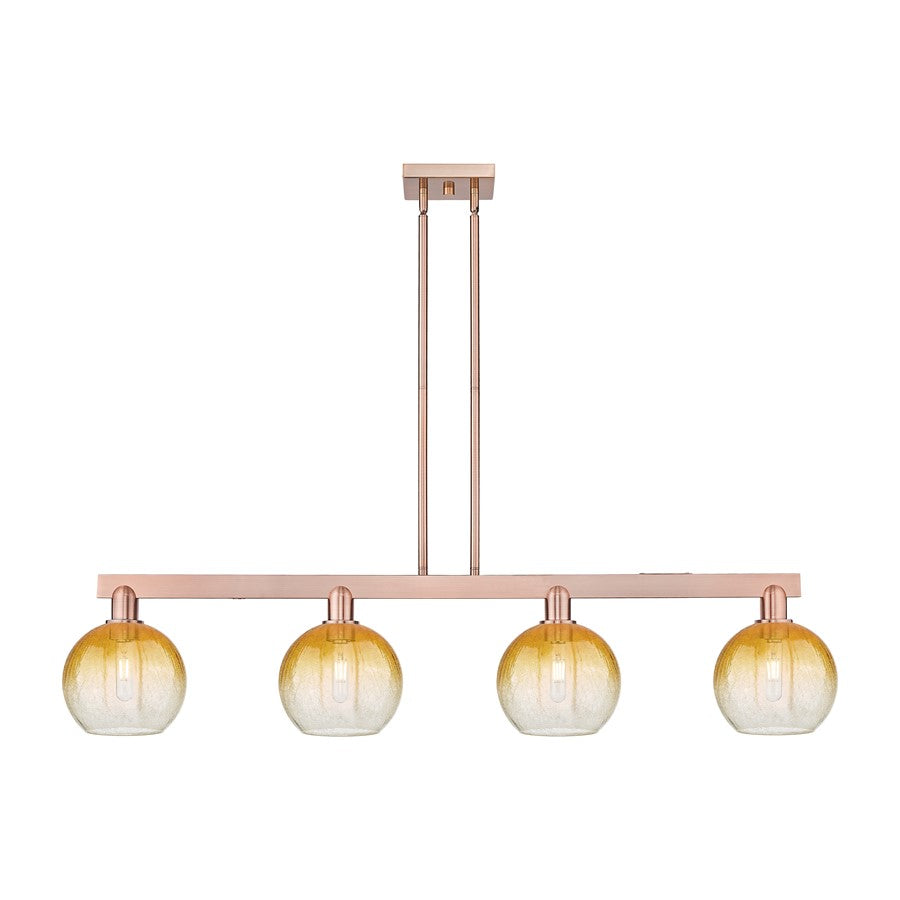 Innovations BH Globe 4Lt 48" Stem Island, CP/AM - 716-4I-AC-G483-8AM