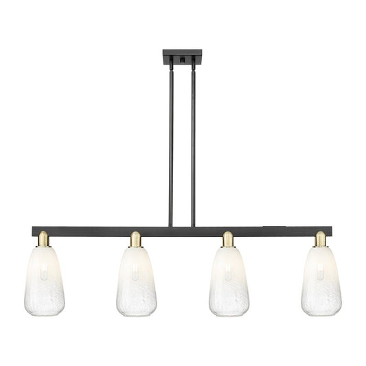 Innovations BH Almond 4Lt 48" Stem Island, BKS/OP - 716-4I-BAB-G480-6OP