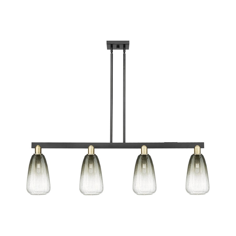 Innovations BH Almond 4Lt 48" Stem Island, BKS/SL - 716-4I-BAB-G480-6SL