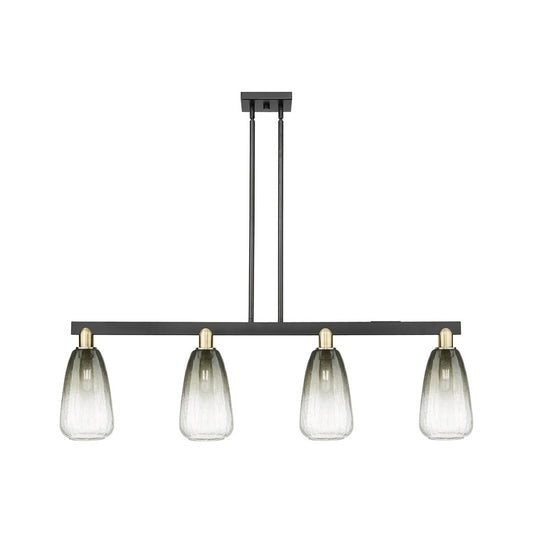 Innovations BH Almond 4Lt 48" Stem Island, BKS/SL - 716-4I-BAB-G480-6SL
