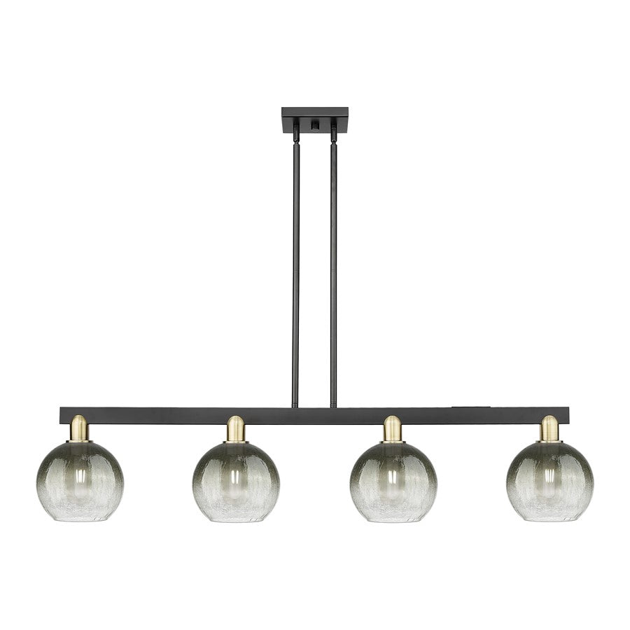 Innovations BH Globe 4Lt 48" Stem Island, BKS/SL - 716-4I-BAB-G483-8SL