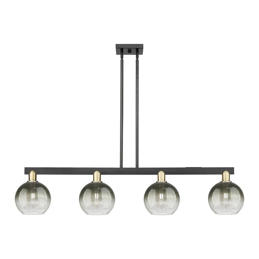 Innovations BH Globe 4Lt 48" Stem Island, BKS/SL - 716-4I-BAB-G483-8SL