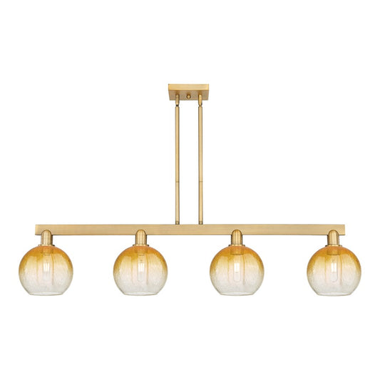 Innovations BH Globe 4Lt 48" Stem Island, BB/AM - 716-4I-BB-G483-8AM
