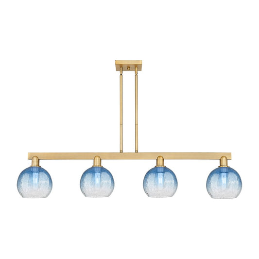 Innovations BH Globe 4Lt 48" Stem Island, BB/SB - 716-4I-BB-G483-8SB