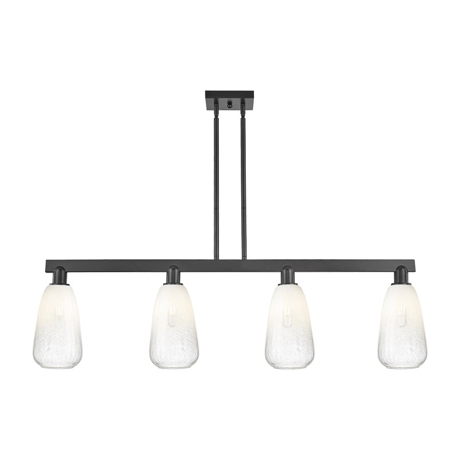 Innovations BH Almond 4Lt 48" Stem Island, BK/OP - 716-4I-BK-G480-6OP
