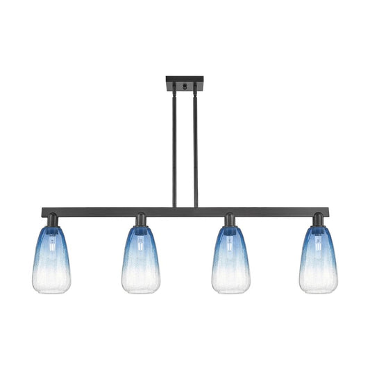 Innovations BH Almond 4Lt 48" Stem Island, BK/SB - 716-4I-BK-G480-6SB