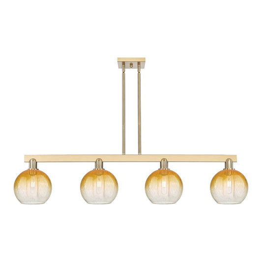 Innovations BH Globe 4Lt 48" Stem Island, CBZ/AM - 716-4I-CB-G483-8AM