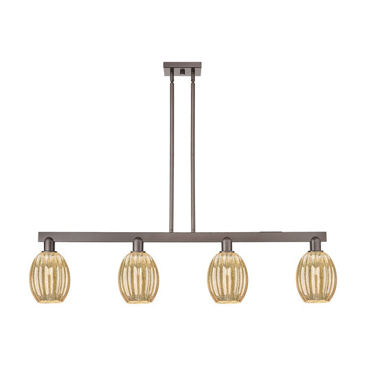 Innovations Preston 4Lt 48" Bell Stem Island Light, OB/MC - 716-4I-OB-G459-6ME