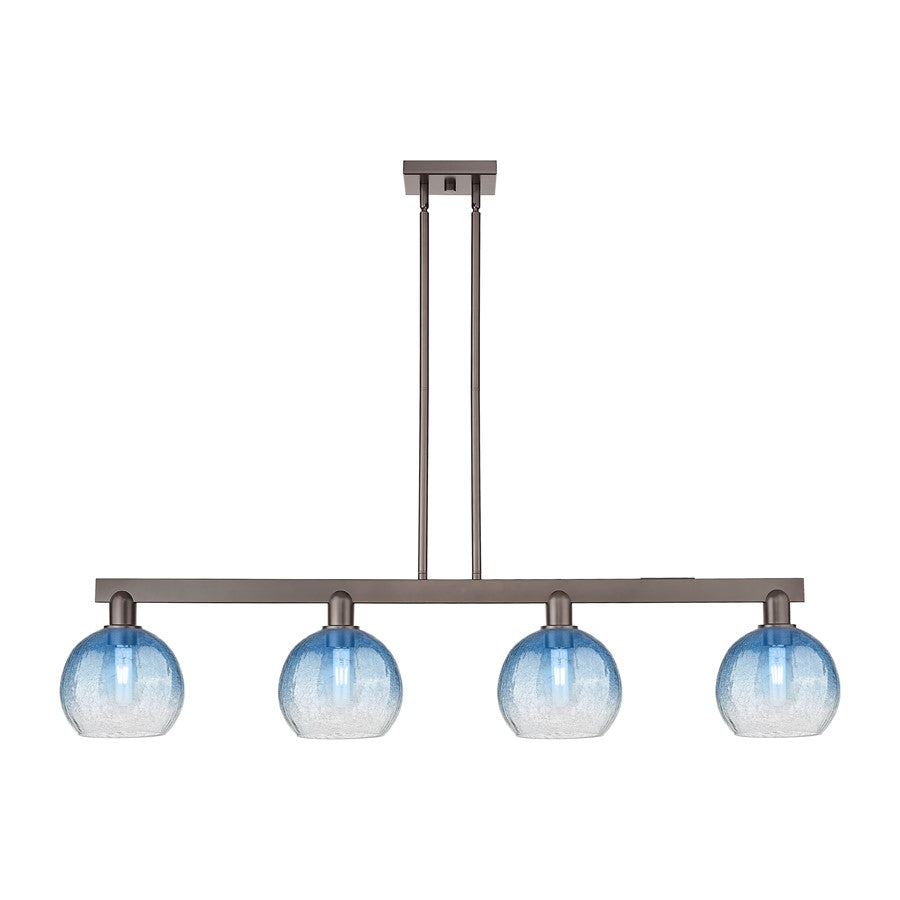 Innovations BH Globe 4Lt 48" Stem Island, OB/SB - 716-4I-OB-G483-8SB