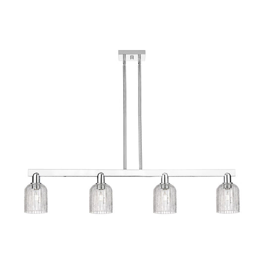 Innovations Bridal Veil 4Lt 48" Stem Island Light, CH/CL - 716-4I-PC-G559-5CL