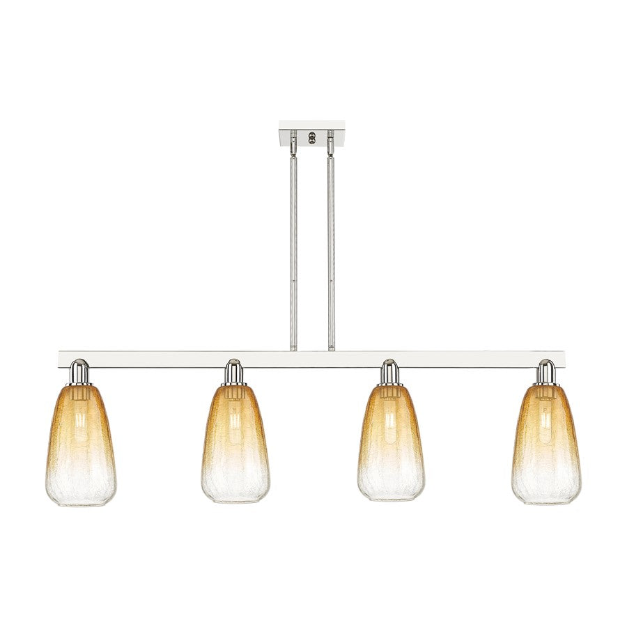 Innovations BH Almond 4Lt 48" Stem Island, PN/AM - 716-4I-PN-G480-6AM