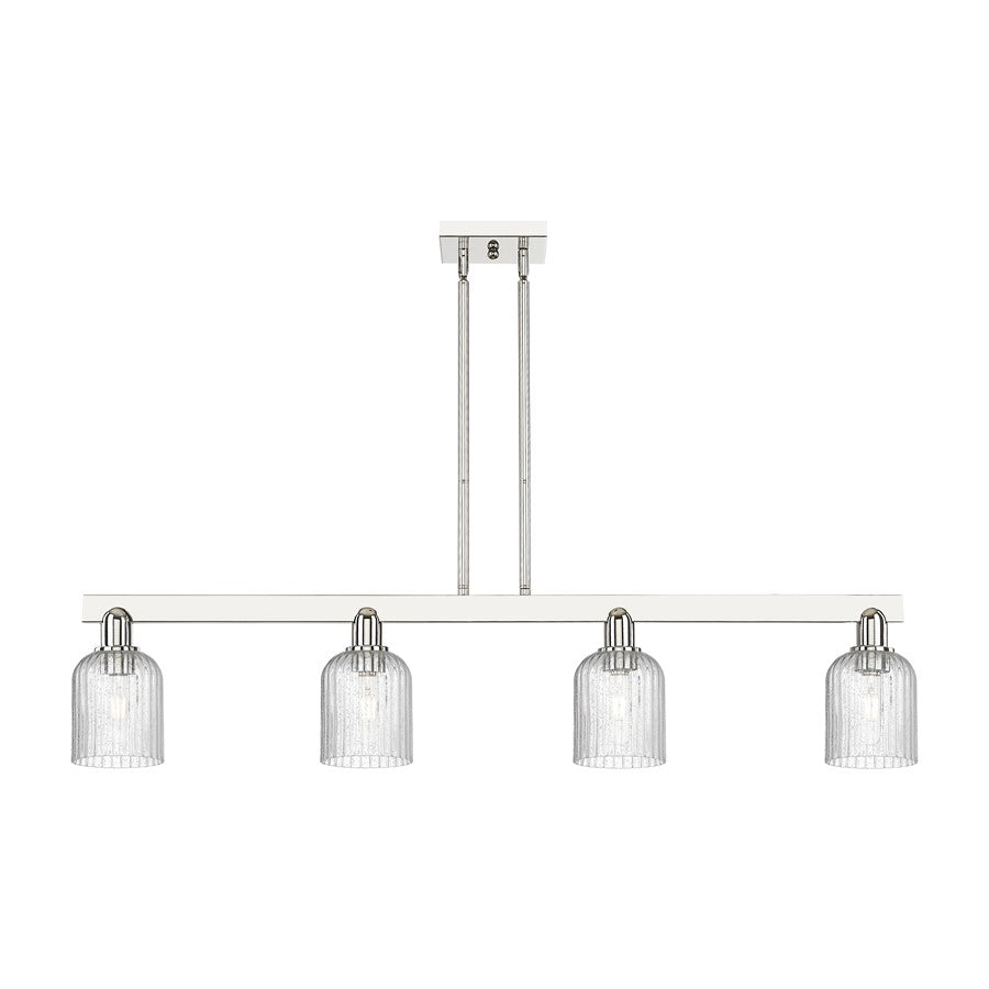 Innovations Bridal Veil 4Lt 48" Stem Island Light, PN/Seed - 716-4I-PN-G559-5SDY