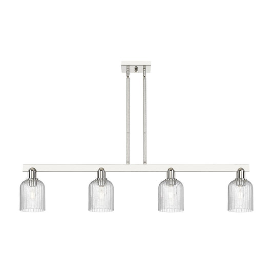 Innovations Bridal Veil 4Lt 48" Stem Island Light, PN/Seed - 716-4I-PN-G559-5SDY