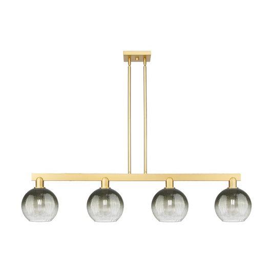 Innovations BH Globe 4Lt 48" Stem Island, GD/SL - 716-4I-SG-G483-8SL