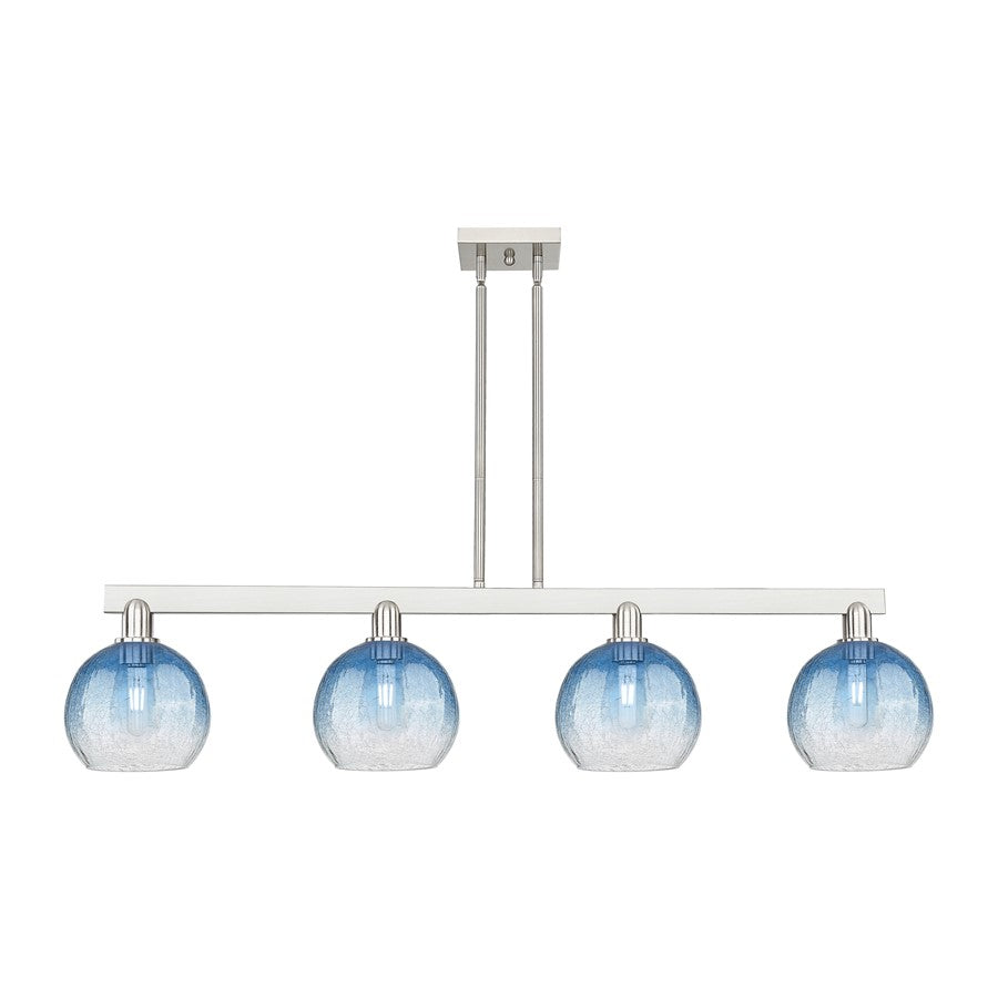 Innovations BH Globe 4Lt 48" Stem Island, SN/SB - 716-4I-SN-G483-8SB