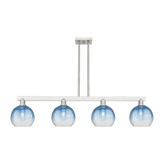 Innovations BH Globe 4Lt 48" Stem Island, SN/SB - 716-4I-SN-G483-8SB