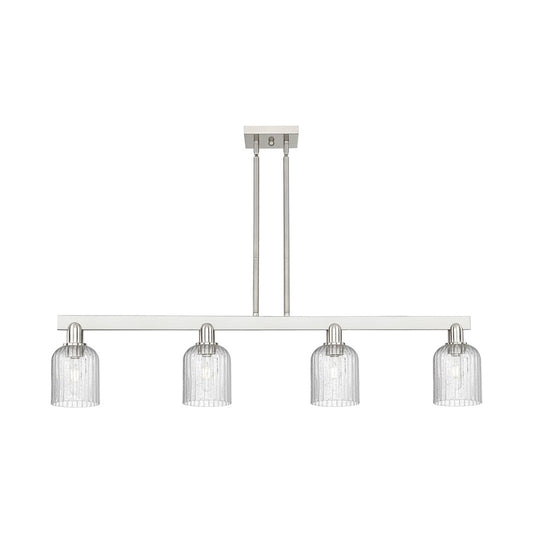 Innovations Bridal Veil 4Lt 48" Stem Island Light, SN/Seed - 716-4I-SN-G559-5SDY