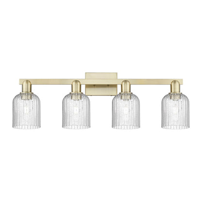 Innovations Bridal Veil 4Lt 32" Bath, Antique Brass/Seed - 716-4W-AB-G559-5SDY