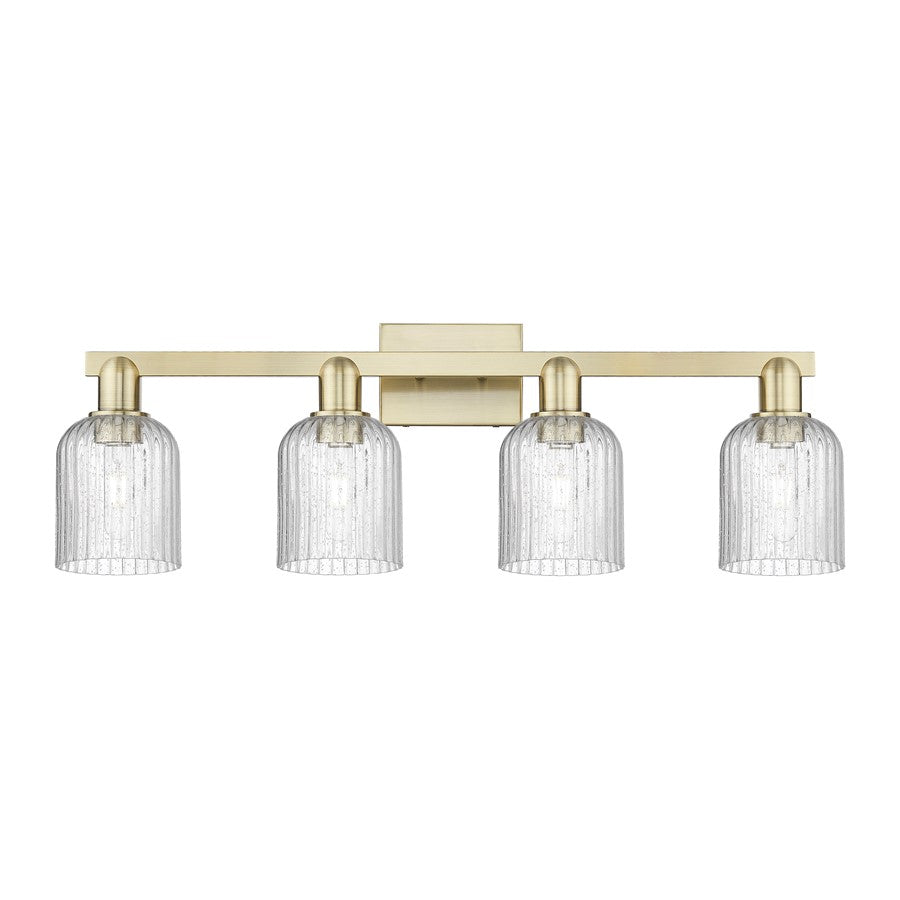 Innovations Bridal Veil 4Lt 32" Bath, Antique Brass/Seed