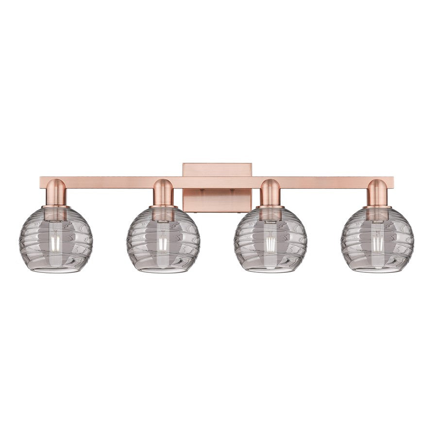 Innovations Athens Deco Swirl 4Lt 36" Bath, Copper/SDS - 716-4W-AC-G1213-6SM