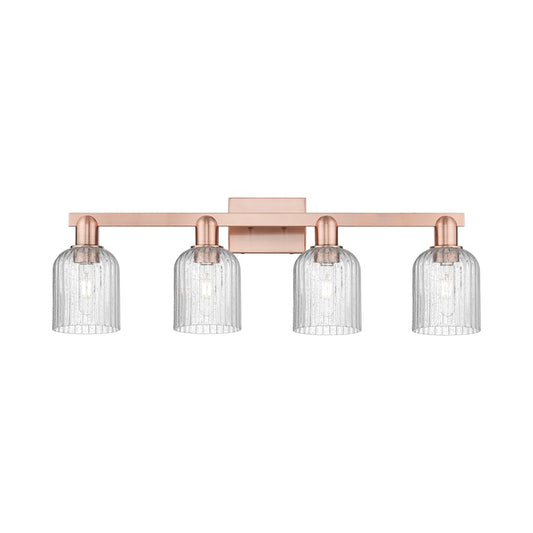 Innovations Bridal Veil 4Lt 32" Bath Light, Copper/Seedy - 716-4W-AC-G559-5SDY