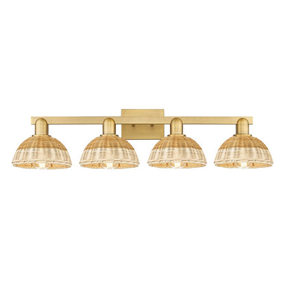 Innovations Natural Ballston Dome 4Lt 36" Bath/Brushed Brass/NF