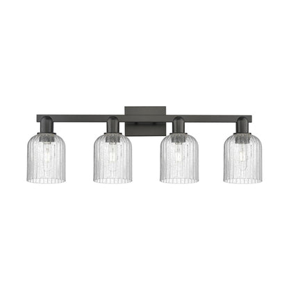 Innovations Bridal Veil 4Lt 32" Bath Light, Black/Seedy