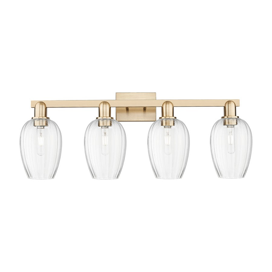 Innovations Preston 4Lt 36" Flute Bath, CBZ/Clear - 716-4W-CB-G457-6CL