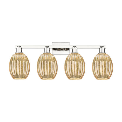 Innovations Preston 4Lt 36" Bell Bath, PN/Mercury - 716-4W-PN-G459-6ME