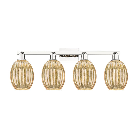 Innovations Preston 4Lt 36" Bell Bath, PN/Mercury - 716-4W-PN-G459-6ME