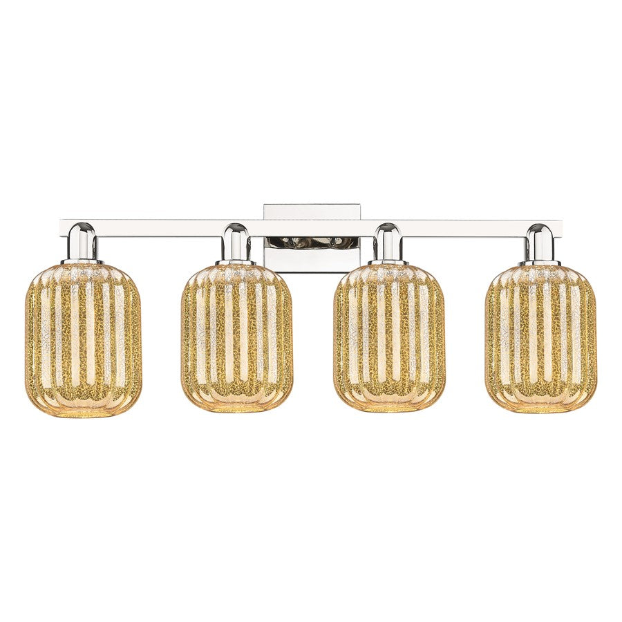 Innovations Preston 4Lt 36" Jar Bath, Polished Nickel/Mercury