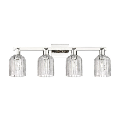 Innovations Bridal Veil 4Lt 32" Bath, Polished Nickel/Clear