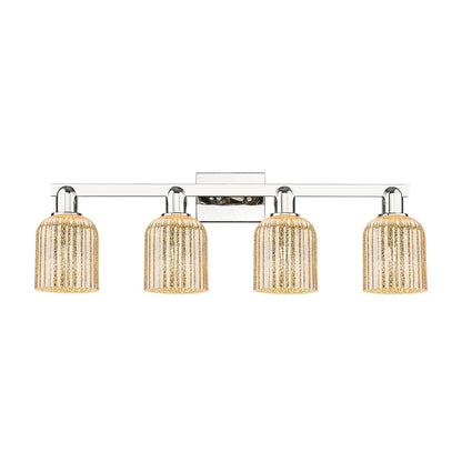 Innovations Bridal Veil 4Lt 32" Bath, Polished Nickel/Mercury