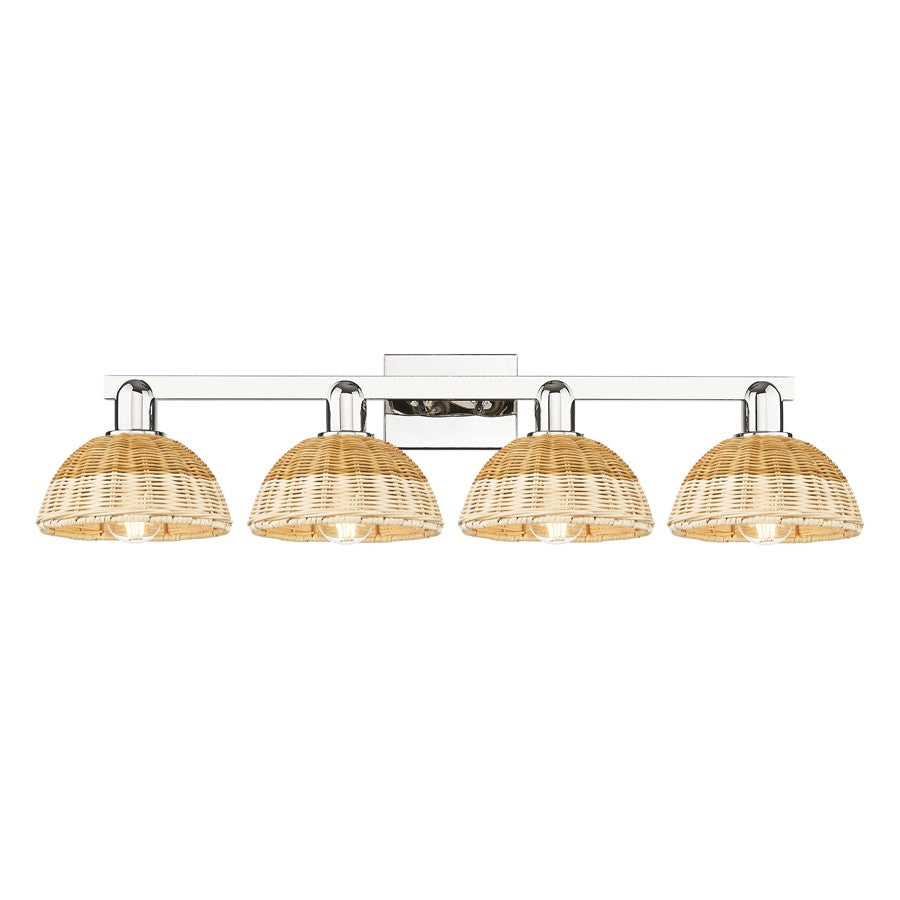 Innovations Natural Ballston Dome 4Lt 36" Bath/Polished Nickel/NF