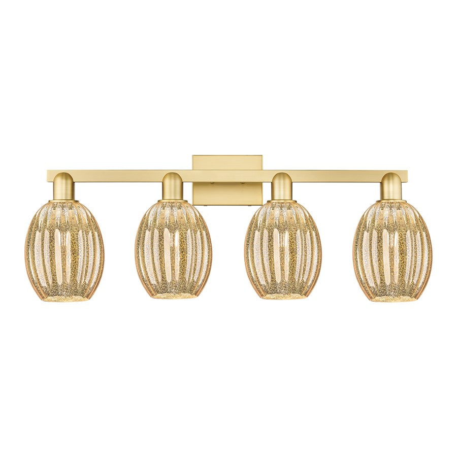 Innovations Preston 4Lt 36" Bell Bath Light, Gold/Mercury