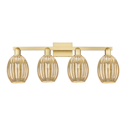 Innovations Preston 4Lt 36" Bell Bath Light, Gold/Mercury