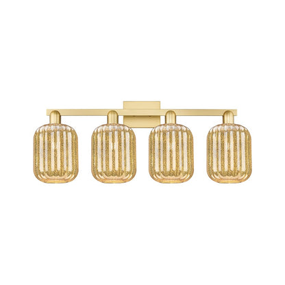 Innovations Preston 4Lt 36" Jar Bath Light, Gold/Mercury