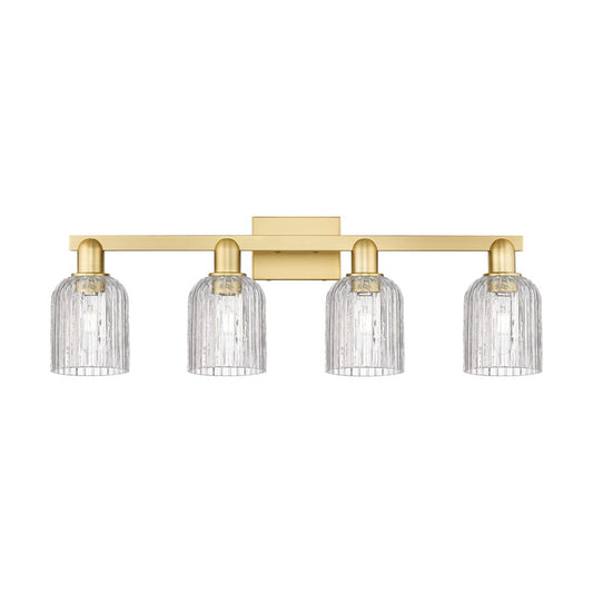 Innovations Bridal Veil 4Lt 32" Bath Light, Gold/Clear - 716-4W-SG-G559-5CL