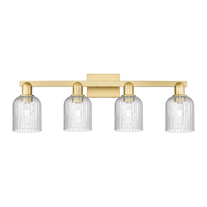 Innovations Bridal Veil 4Lt 32" Bath Light, Gold/Seedy - 716-4W-SG-G559-5SDY