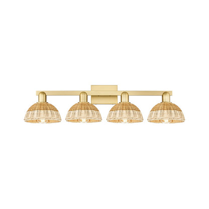 Innovations Natural Ballston Dome 4Lt 36" Bath/Gold/NF - 716-4W-SG-NBD2-75-NAT