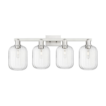 Innovations Preston 4Lt 36" Jar Bath, Satin Nickel/Clear