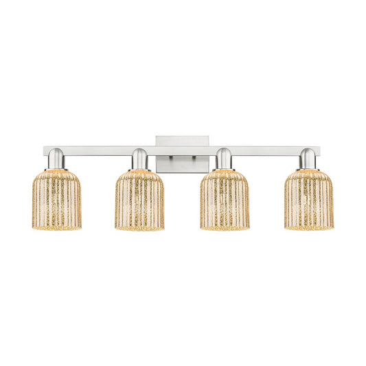 Innovations Bridal Veil 4Lt 32" Bath, Satin Nickel/Mercury - 716-4W-SN-G559-5ME