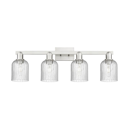 Innovations Bridal Veil 4Lt 32" Bath, Satin Nickel/Seed