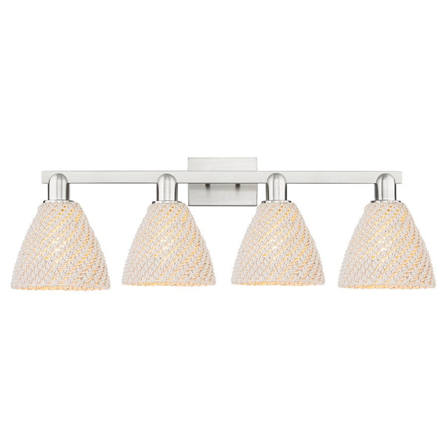 Innovations Natural Ballston Dome 4Lt 36" Bath, Satin Nickel/NF