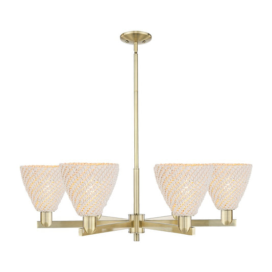 Innovations NB Dome 6Lt 24" Chandelier, AB/NF - 716-6CR-AB-NBD-75-NAT