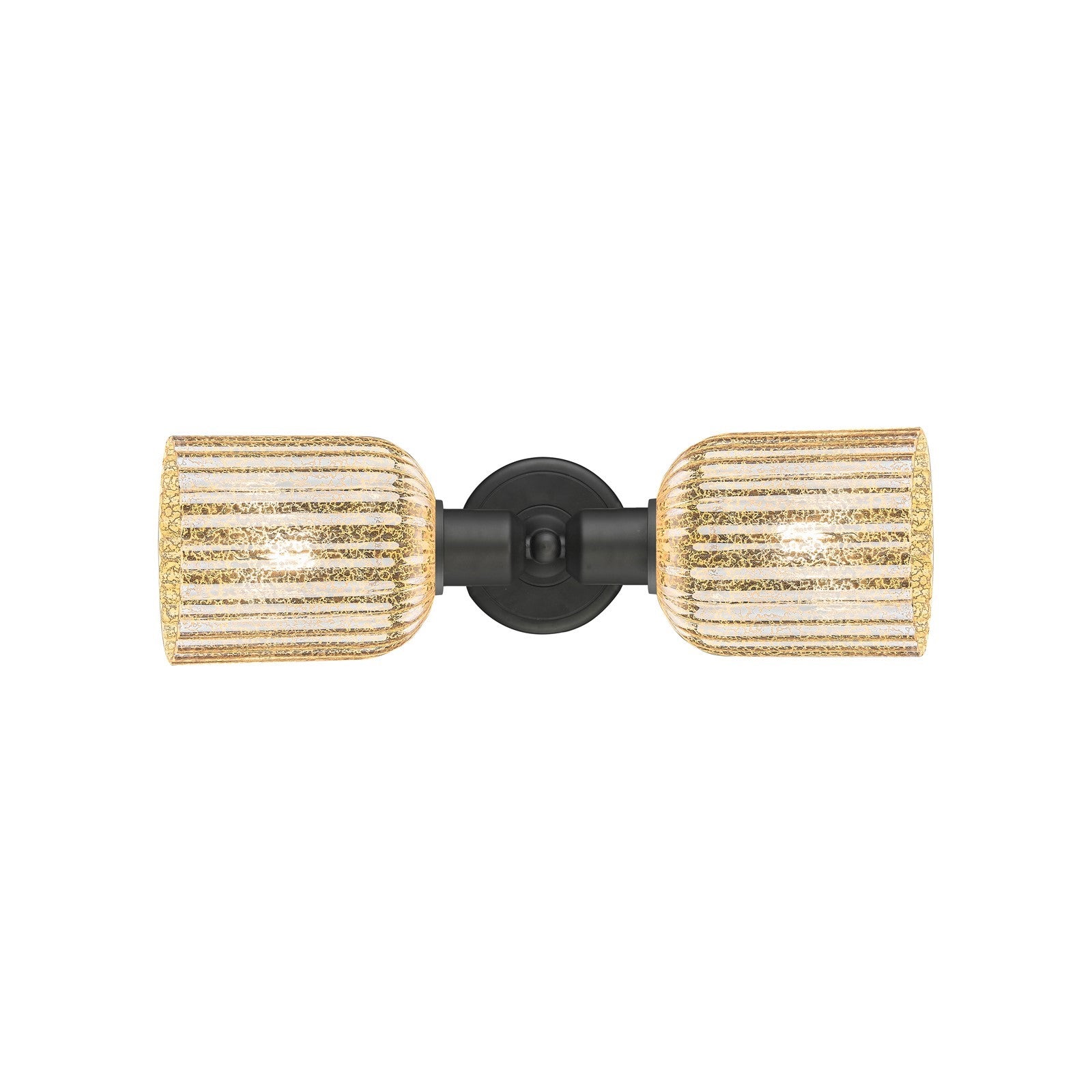 Innovations Bridal Veil 17in 2-Light Linear Bath Vanity Light | Industrial Oil Rubbed Bronze and Mercury Glass | Bathroom | Model 900-2W-OB-G559-5ME